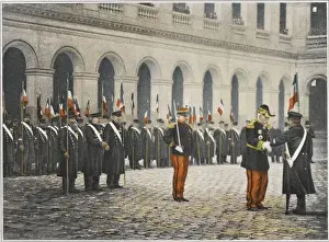 Unbeteiligte Gedenkstätten-Parade