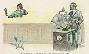 Science Fiction Illustrations Drucke: Invisibility Machine