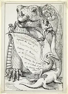 Einladung zum Abendessen im Iguanodon am 31 Dezember/1853