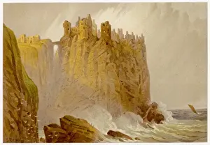Drucke von Irland/ Dun Luizs Schloss Historische Schlösser Drucke: Irland / Dunluz-Kastell