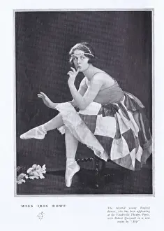 Vaudeville Theatre Paris Drucke: Iris Rowe, the English dancer