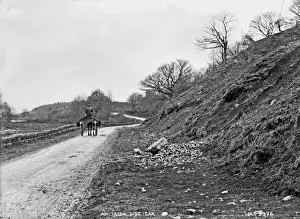 Early 1900s Transportation Drucke: An Irish Side Car