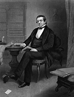 Washington Irving Portrait Drucke: Irving (Chappel)