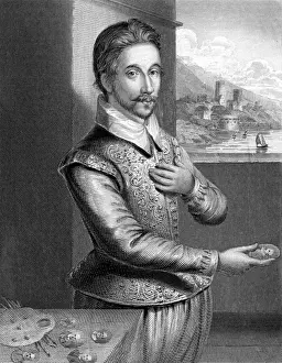 Historical Miniature Paintings Drucke: Isaac Oliver