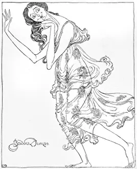 American Performing Artists Drucke: Isadora Duncan / Klods
