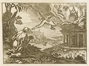 Historical Religious Artwork Drucke: Isaiahs Vision