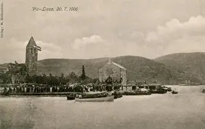 Drucke von Die Insel Vis (Issa) ist eine kroatische Insel im Adria Meer Kroatien Drucke: Insel der Inseln von Vis, Kroatien