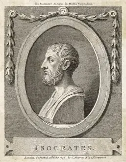 Drucke von Athenaiischer Staatsmann und Redner ISOCRATES Bildhauerei Drucke: Isokrates (Skulptur)
