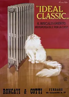 Italienische Anzeige für das Ideal-Klassik-Radiator