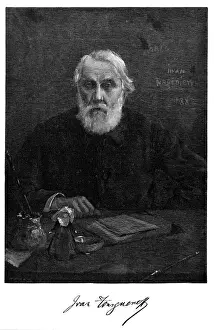 Russian Writer Drucke: Ivan Turgenev