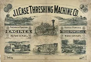 Classic Agricultural Machinery Drucke: J. I. Case Threshing Machine Co
