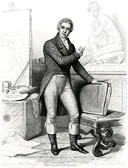 Historical French Painters Drucke: J-L David / Beranger