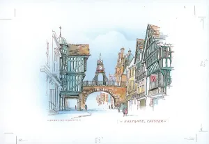 Malerei Drucke: Ostgat, Chester