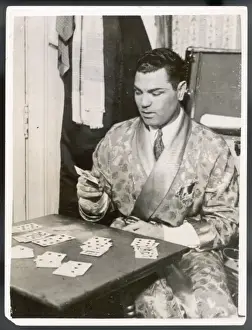 Sport Drucke: Jack Dempsey / 1920er