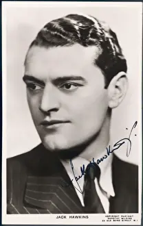 Jack Hawkins Actor Drucke: Jack Hawkins / Signed