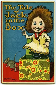 Vintage Book Cover Design Drucke: Jack-in-the-Box