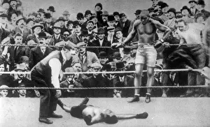 Jack Johnson im Boxen