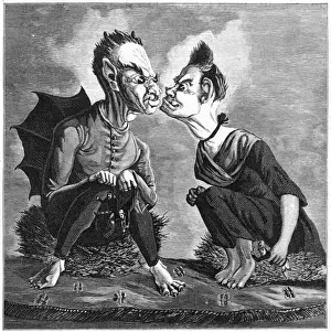 French Revolution Satire Drucke: Jacobins Satirised