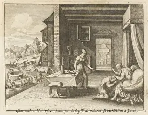 Historical Bible Events Drucke: Jacobs Dirty Trick