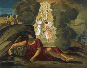 Christian Iconography Images Drucke: Jacobs Ladder / Bunyan