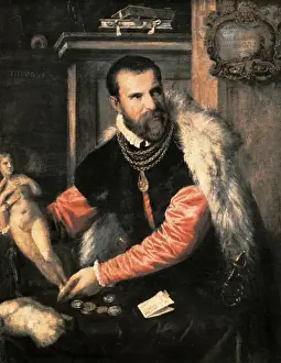Titian Oil On Canvas Drucke: Jacopo Strada