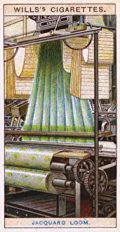 Vintage Textile Industry Drucke: Jacquard Loom