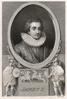 James VI Of Scotland Drucke: James 1 (Heath)