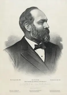 US Presidents Gallery Drucke: James A. Garfield