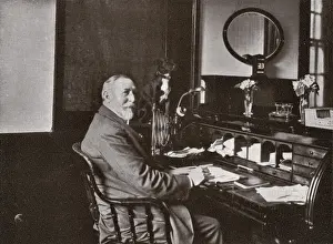 Childrens Home History Drucke: James Fegan and cat