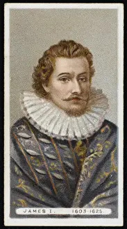 James VI Of Scotland Drucke: James I (Colour)