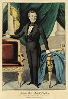 American Presidents List Drucke: James K. Polk