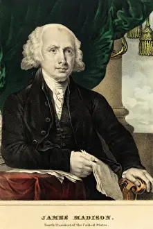 US Presidents Portraits Drucke: James Madison