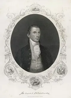 US Presidents Gallery Drucke: James Monroe / Anon