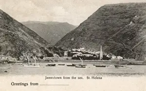 Jamestown, Saint Helena - Blick vom Meer