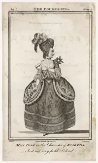 British Theatre History Images Drucke: Jane Pope as Rosetta