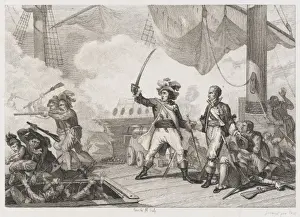 Historical Naval Warfare Images Drucke: Jean Bart in Action
