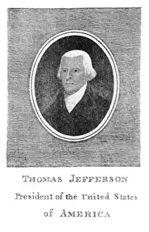 Historical America Images Drucke: Jefferson (Kay)