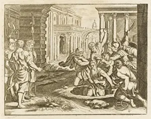 Siege Of Jerusalem Drucke: Jeremiah Thrown into Pit