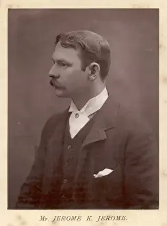 Victorian Era Literature Drucke: Jerome K Jerome / 1890 Pho