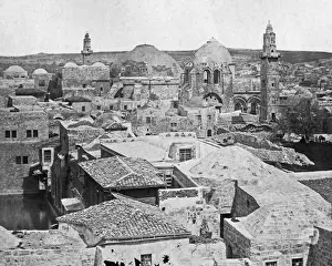 Jerusalem Historic Landmarks Drucke: Jerusalem circa 1861