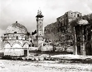 Vintage Jerusalem Photos Drucke: Jerusalem, circa 1870s