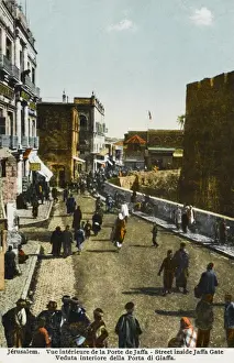 Israel Historical Images Drucke: Jerusalem / Jaffa Gate