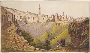 Old City Jerusalem Pictures Drucke: Jerusalem / Pool Bethesda