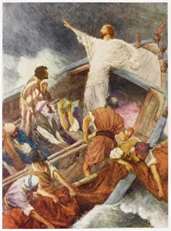 Jesus beruhigt die Sturm