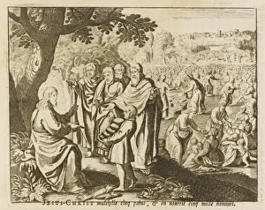 Historical Bible Events Drucke: Jesus Feeds Multitude