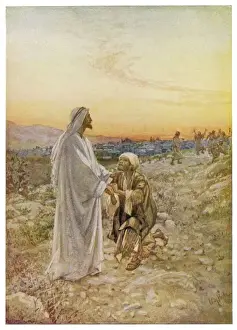 Jesu heilt einen Leprähnlichen
