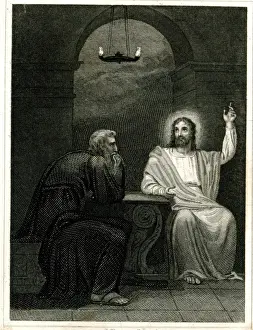 Jesu unterrichtet Nikodemos