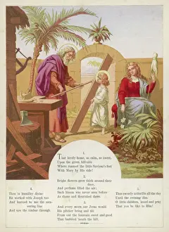 Christian Art Prints Online Drucke: Jesus Learns Carpentry