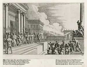 Crucifixion Of Jesus Drucke: Jesus before the People