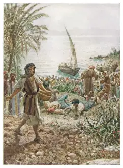 Biblical Art Prints Online Drucke: Jesus Preaches